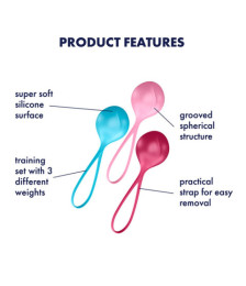 Set de 3 mono boule de Geisha Satisfyer Strengthening balls - CC597152